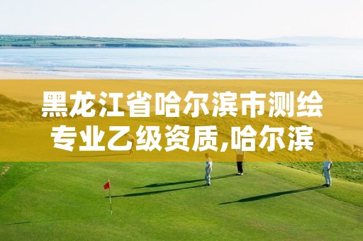 黑龙江省哈尔滨市测绘专业乙级资质,哈尔滨测绘院招聘