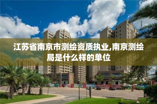 江苏省南京市测绘资质执业,南京测绘局是什么样的单位