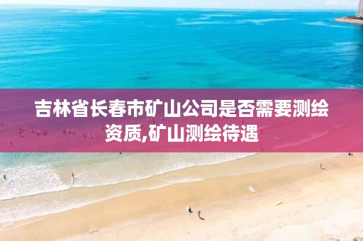 吉林省长春市矿山公司是否需要测绘资质,矿山测绘待遇