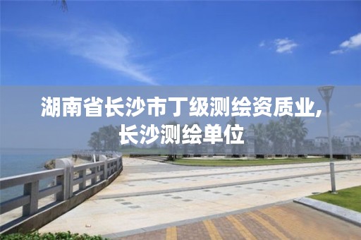 湖南省长沙市丁级测绘资质业,长沙测绘单位