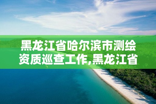 黑龙江省哈尔滨市测绘资质巡查工作,黑龙江省哈尔滨市测绘局