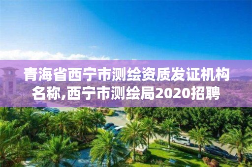 青海省西宁市测绘资质发证机构名称,西宁市测绘局2020招聘