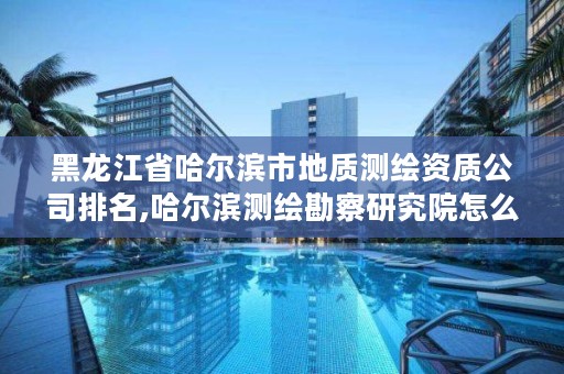 黑龙江省哈尔滨市地质测绘资质公司排名,哈尔滨测绘勘察研究院怎么样