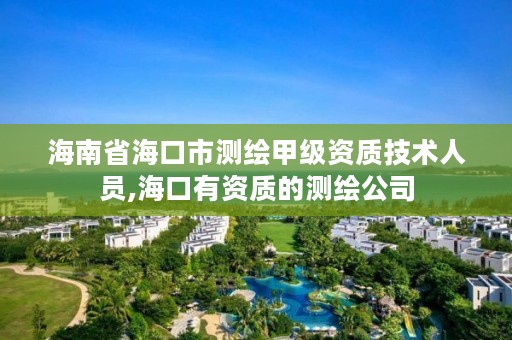 海南省海口市测绘甲级资质技术人员,海口有资质的测绘公司