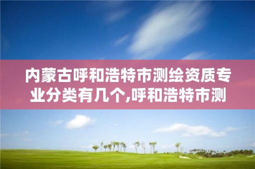 内蒙古呼和浩特市测绘资质专业分类有几个,呼和浩特市测绘仪器店