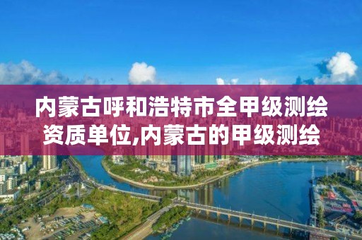 内蒙古呼和浩特市全甲级测绘资质单位,内蒙古的甲级测绘公司有哪些