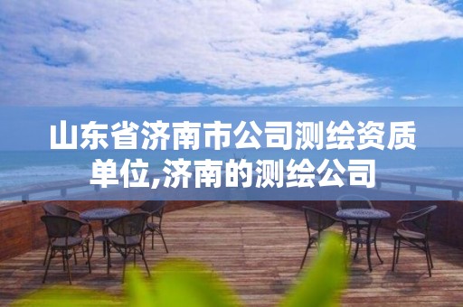 山东省济南市公司测绘资质单位,济南的测绘公司