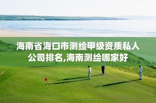 海南省海口市测绘甲级资质私人公司排名,海南测绘哪家好