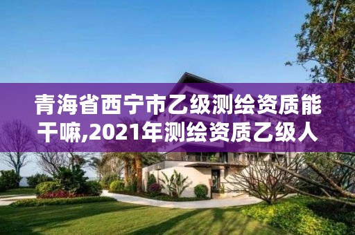 青海省西宁市乙级测绘资质能干嘛,2021年测绘资质乙级人员要求