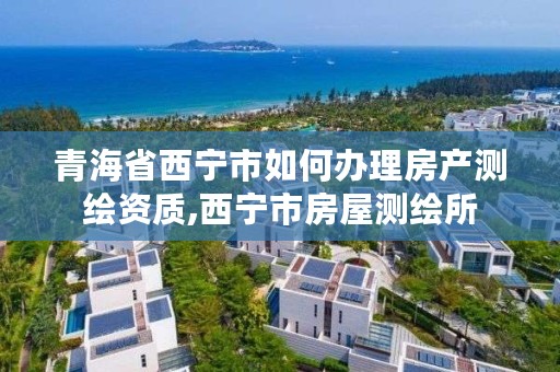 青海省西宁市如何办理房产测绘资质,西宁市房屋测绘所