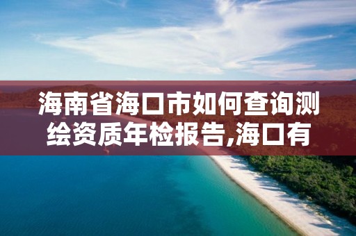 海南省海口市如何查询测绘资质年检报告,海口有资质的测绘公司