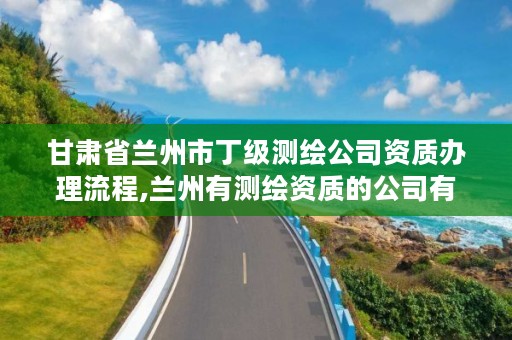 甘肃省兰州市丁级测绘公司资质办理流程,兰州有测绘资质的公司有