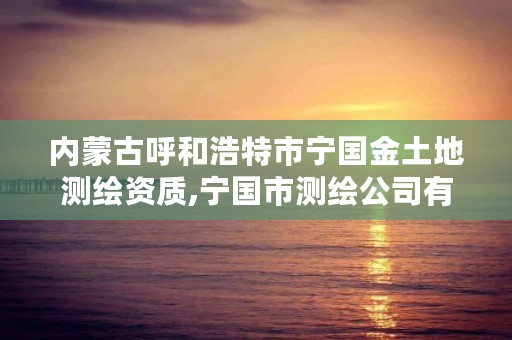 内蒙古呼和浩特市宁国金土地测绘资质,宁国市测绘公司有哪些