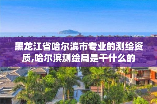 黑龙江省哈尔滨市专业的测绘资质,哈尔滨测绘局是干什么的