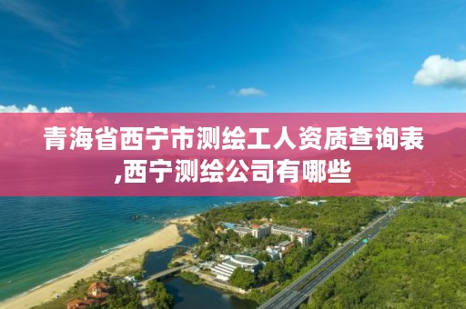 青海省西宁市测绘工人资质查询表,西宁测绘公司有哪些