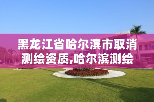 黑龙江省哈尔滨市取消测绘资质,哈尔滨测绘局