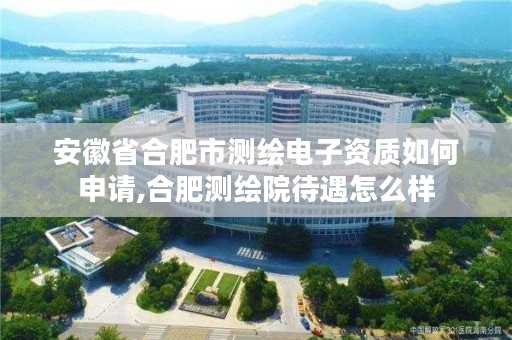 安徽省合肥市测绘电子资质如何申请,合肥测绘院待遇怎么样