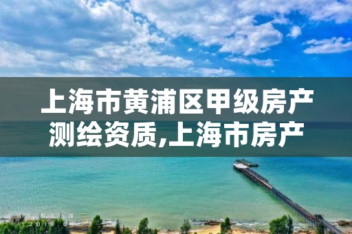 上海市黄浦区甲级房产测绘资质,上海市房产测绘收费标准