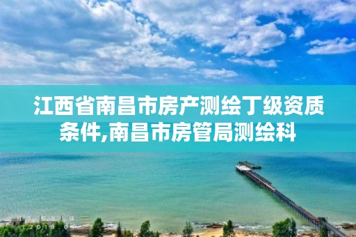 江西省南昌市房产测绘丁级资质条件,南昌市房管局测绘科