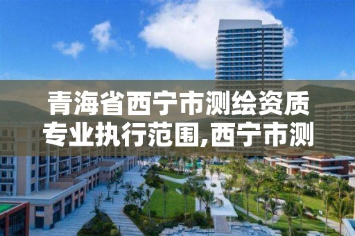 青海省西宁市测绘资质专业执行范围,西宁市测绘院怎么样