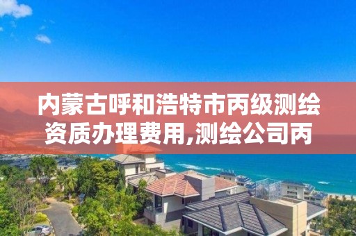 内蒙古呼和浩特市丙级测绘资质办理费用,测绘公司丙级资质要求