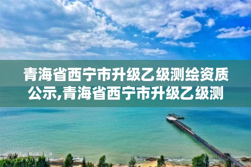 青海省西宁市升级乙级测绘资质公示,青海省西宁市升级乙级测绘资质公示公告