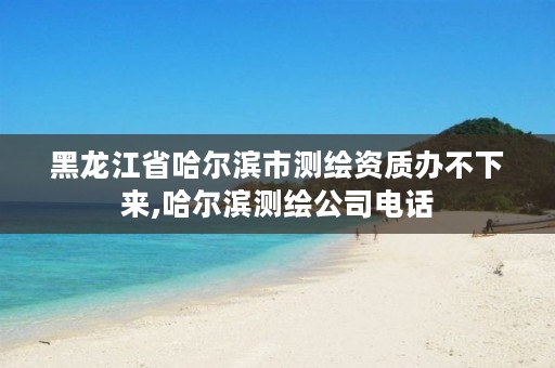 黑龙江省哈尔滨市测绘资质办不下来,哈尔滨测绘公司电话