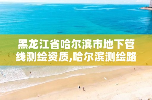 黑龙江省哈尔滨市地下管线测绘资质,哈尔滨测绘路工地