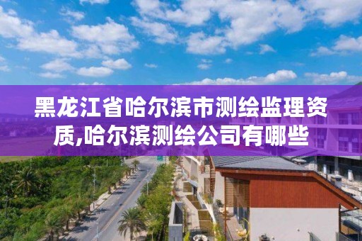 黑龙江省哈尔滨市测绘监理资质,哈尔滨测绘公司有哪些