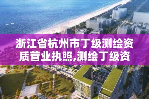 浙江省杭州市丁级测绘资质营业执照,测绘丁级资质业务范围