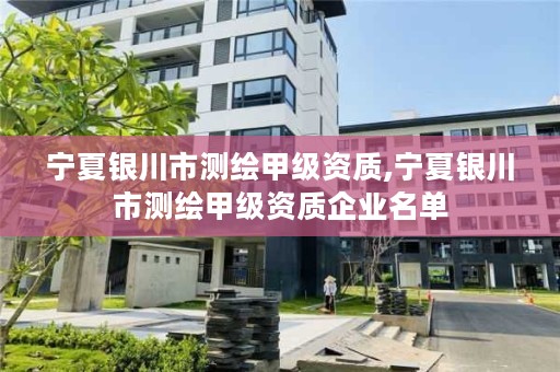 宁夏银川市测绘甲级资质,宁夏银川市测绘甲级资质企业名单