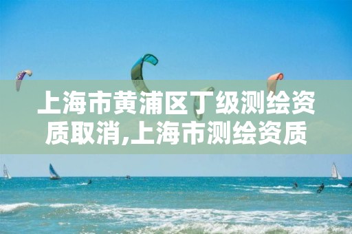 上海市黄浦区丁级测绘资质取消,上海市测绘资质单位名单