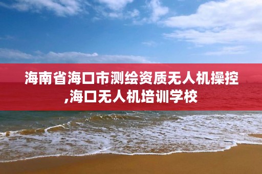 海南省海口市测绘资质无人机操控,海口无人机培训学校