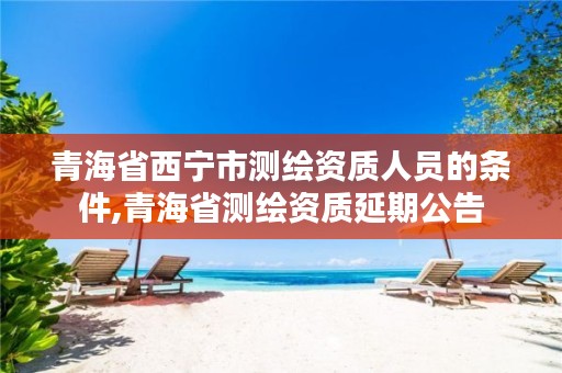 青海省西宁市测绘资质人员的条件,青海省测绘资质延期公告