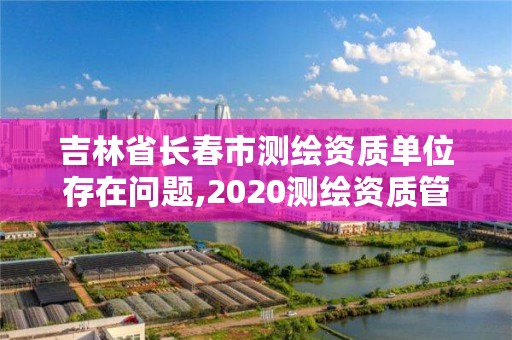 吉林省长春市测绘资质单位存在问题,2020测绘资质管理办法