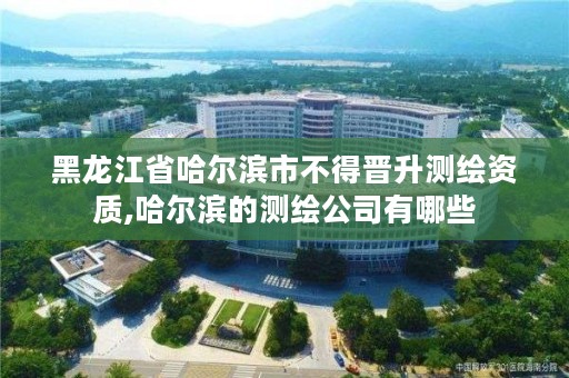 黑龙江省哈尔滨市不得晋升测绘资质,哈尔滨的测绘公司有哪些