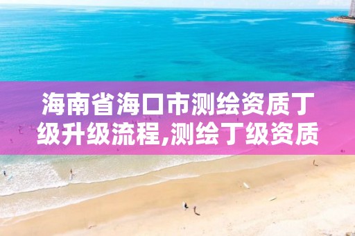 海南省海口市测绘资质丁级升级流程,测绘丁级资质要求