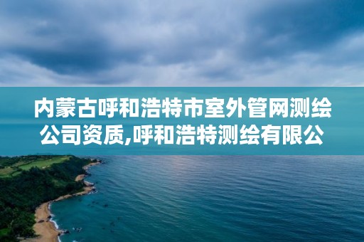 内蒙古呼和浩特市室外管网测绘公司资质,呼和浩特测绘有限公司