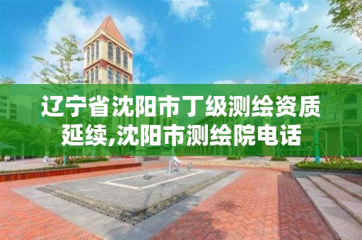 辽宁省沈阳市丁级测绘资质延续,沈阳市测绘院电话