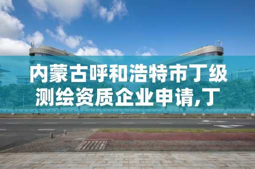 内蒙古呼和浩特市丁级测绘资质企业申请,丁级测绘资质人员要求