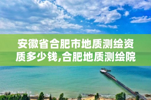 安徽省合肥市地质测绘资质多少钱,合肥地质测绘院学区是哪里