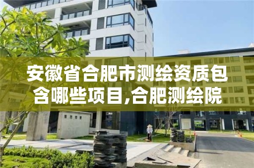 安徽省合肥市测绘资质包含哪些项目,合肥测绘院是什么单位