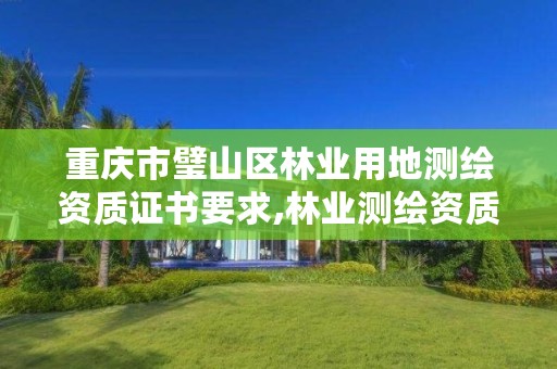 重庆市璧山区林业用地测绘资质证书要求,林业测绘资质哪里办理