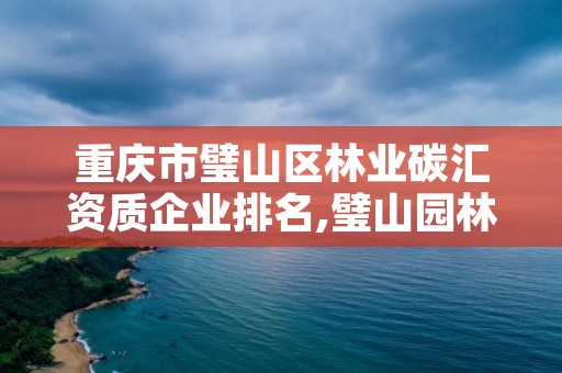 重庆市璧山区林业碳汇资质企业排名,璧山园林公司