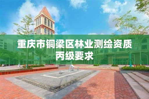 重庆市铜梁区林业测绘资质丙级要求