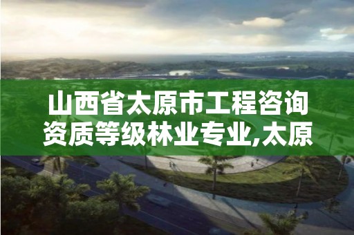 山西省太原市工程咨询资质等级林业专业,太原工程咨询有限公司