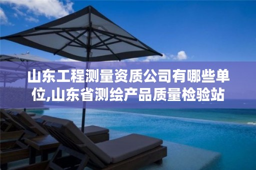 山东工程测量资质公司有哪些单位,山东省测绘产品质量检验站