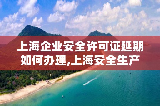 上海企业安全许可证延期如何办理,上海安全生产许可证怎么办