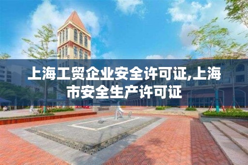 上海工贸企业安全许可证,上海市安全生产许可证