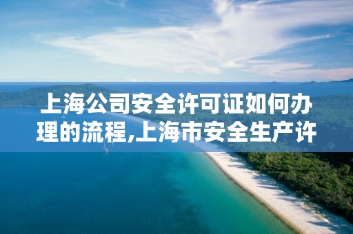 上海公司安全许可证如何办理的流程,上海市安全生产许可证图片